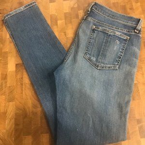 Rag & Bone Skinny Destructed Jeans Sz 29